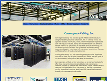 Tablet Screenshot of convergencecable.com